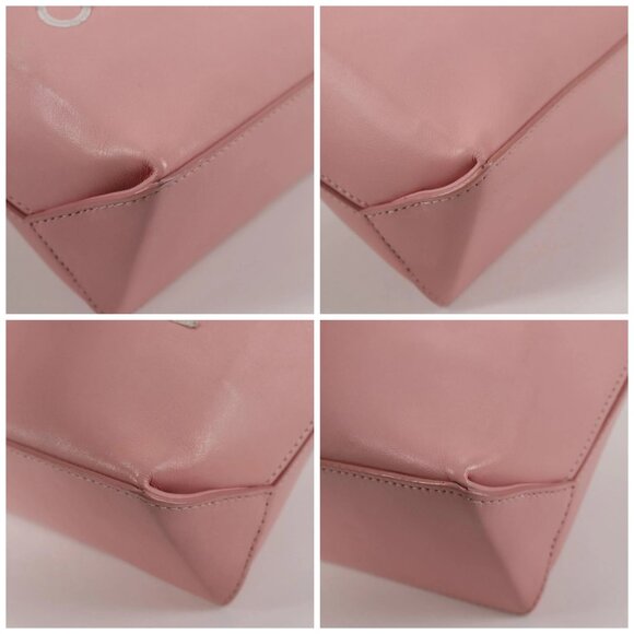 CHANEL Hand Bag Leather Pink CC Auth 135267V - Picture 14 of 16